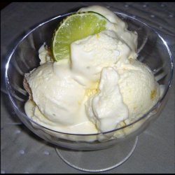 Orange & Lime Ice-Cream (No Eggs, No Ice-Cream Maker)