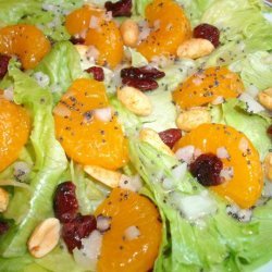 Mandarin Orange Salad With Peanuts