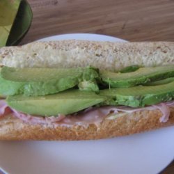 Avocado and Ham Sandwiches
