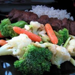 Aromatic Broccoli and Cauliflower Salad