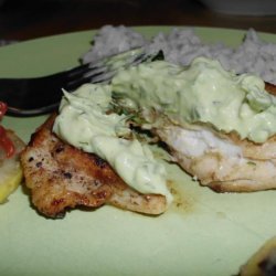 Cumin Dusted Chicken Breasts With Guacamole Sauce