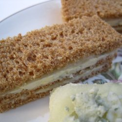 Gorgonzola and Pear Tea Sandwiches