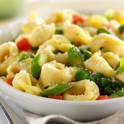 Cheese Tortellini with Vegetables