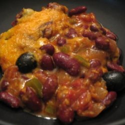 Easy Kidney Bean  and Cheese Casserole