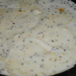 Poppy Seed and Yoghurt Dipping Sauce for Shrimp