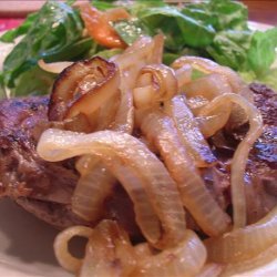 Spicy Filet Mignon With Grilled Sweet Onion