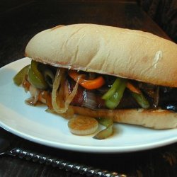 Sausage Sandwiches With Peppers, Onion and Olives
