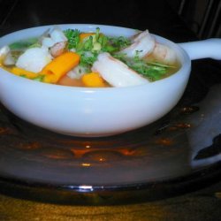 Shrimp in a Spicy Ginger-Cilantro Broth - Clean Eating
