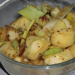 Leeks and Parsnips: Sauteed or Creamed