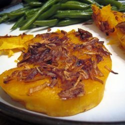 Butternut Squash Baked With Brown Onion Soup and Butter