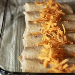 Chicken and Refried Beans Burritos
