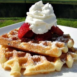 Breakfast on the Deck Sour Cream Waffles