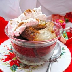 Pear Gingerbread Pudding.