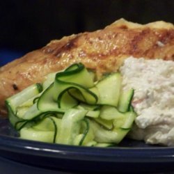 Chicken With Creamy Zucchini and Lime Stuffing