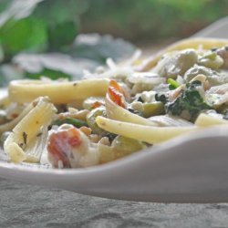 Pasta With Lima Beans and Swiss Chard