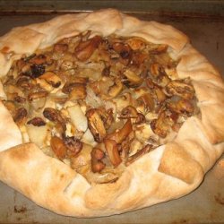 Rustic Mixed Mushroom and Blue Cheese Galette
