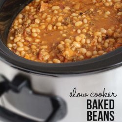 Slow Cooked  baked  Beans