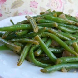 Haricots Verts With Shallots and Lemon