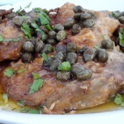 Pork Chops with Lemon and Capers.