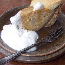 Pumpkin  Sour Cream Pie