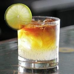 Dark 'n' Stormy Cocktail
