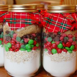 M & M's Cookie Mix in a Jar