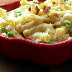 Pasta With Bacon and Peas