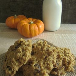 Pumpkin Oatmeal Raisin Cookies