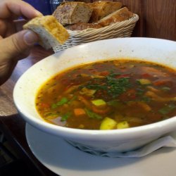 Spicy Minestrone With Sausage