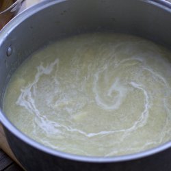 Cream of Asparagus Soup (Without Cream)