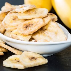 Healthy Baked Banana Chips