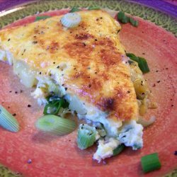 Potato, Red Pepper and Cheese Frittata