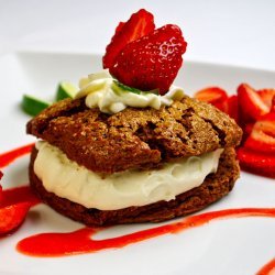 Chocolate-strawberry Shortcake