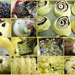 Blueberry Cheese Rolls