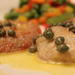 Pork Scallopini With Butter Caper Sauce