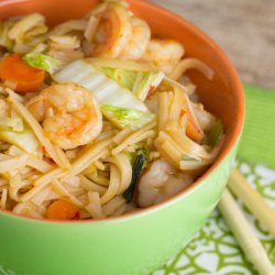 Spicy Shrimp and Noodles