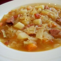 Cabbage Soup With Kielbasa