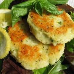 Halloumi and Couscous Cakes