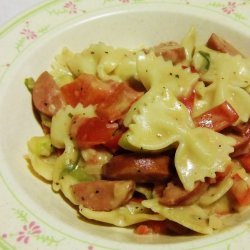 Andouille Sausage & Tomato Pasta