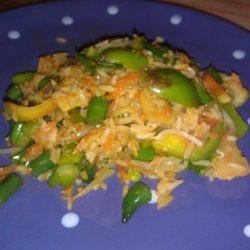 Aromatic Vegetable Fried Rice (Su Cai Chao Fan)