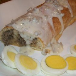 French Bread Sausage Breakfast Roll
