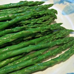 Microwave Steamed Asparagus Tips