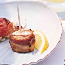 Grilled Prosciutto Wrapped Scallops