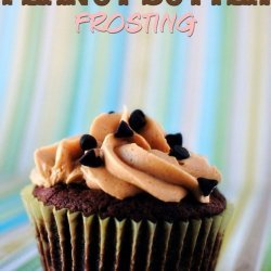 Brownie Cupcakes With Peanut Butter Frosting