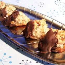 Rogene's Chocolate Dipped Coconut Macaroons