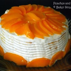 Peach Cream Cake