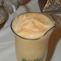 Peachy, Pineapple Cooler with a Ginger Zinger