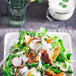 Spinach Salad With Creamy Dressing