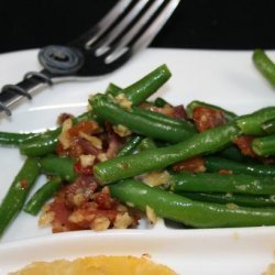 Garlic Green Beans With Bacon