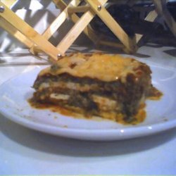 Tofu Lasagna -- no noodles